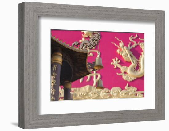 Ten Thousand Buddhas Monastery, Shatin, New Territories, Hong Kong, China, Asia-Ian Trower-Framed Photographic Print