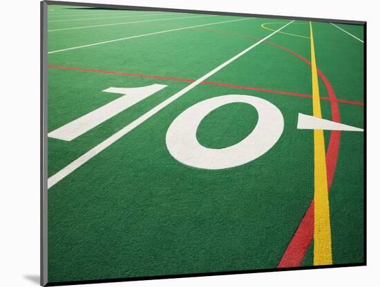 Ten Yard Maker On Football Field Photographic Print David