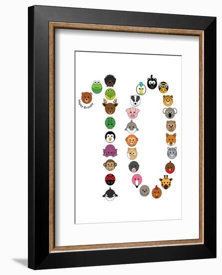 Ten-null-Framed Giclee Print