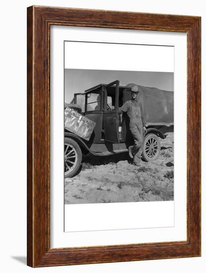 Tenant Farmer Moves to California-Dorothea Lange-Framed Art Print