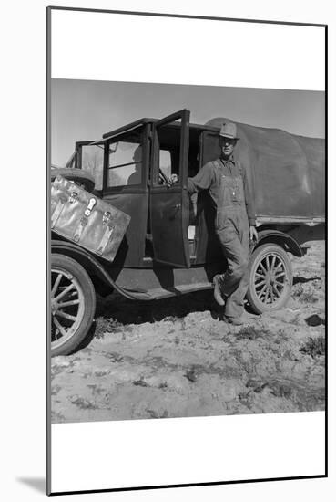 Tenant Farmer Moves to California-Dorothea Lange-Mounted Art Print