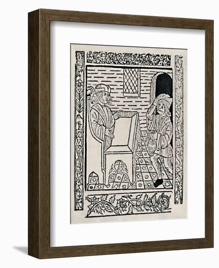 'Tenant Paying Rent', 1523, (1903)-Unknown-Framed Giclee Print