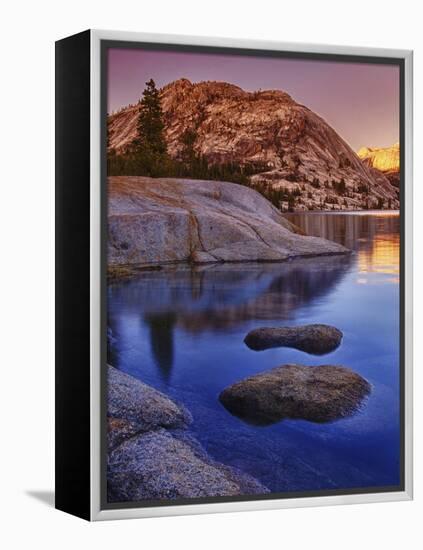 Tenaya Lake at Sunset in Yosemite National Park-Melissa Southern-Framed Premier Image Canvas