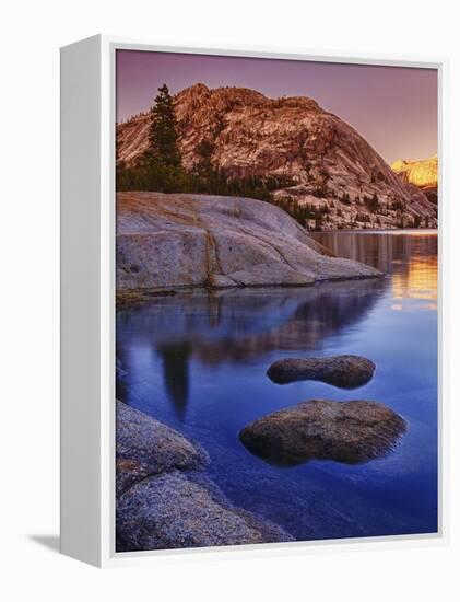 Tenaya Lake at Sunset in Yosemite National Park-Melissa Southern-Framed Premier Image Canvas