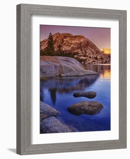 Tenaya Lake at Sunset in Yosemite National Park-Melissa Southern-Framed Photographic Print