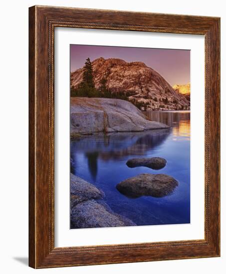 Tenaya Lake at Sunset in Yosemite National Park-Melissa Southern-Framed Photographic Print