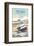 Tenby - Dave Thompson Contemporary Travel Print-Dave Thompson-Framed Giclee Print