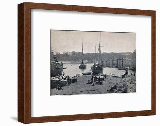 'Tenby - In the Harbour', 1895-Unknown-Framed Photographic Print