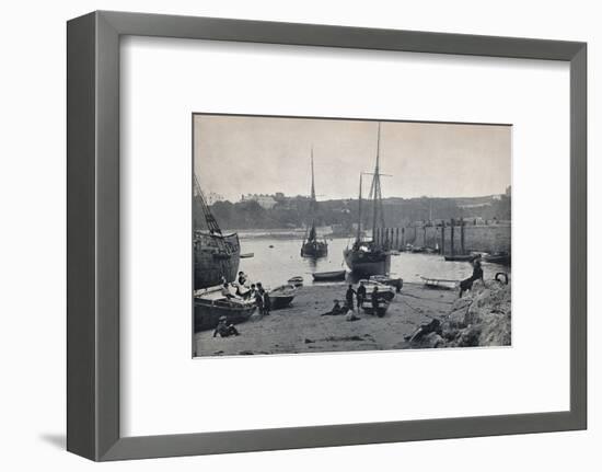 'Tenby - In the Harbour', 1895-Unknown-Framed Photographic Print