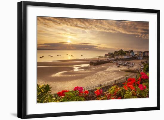Tenby, Pembrokeshire, Wales, United Kingdom, Europe-Billy Stock-Framed Photographic Print