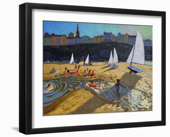 Tenby Regatta ,2017-Andrew Macara-Framed Giclee Print