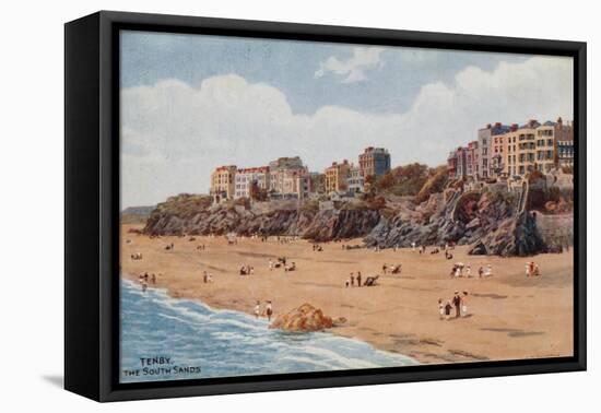 Tenby, the South Sands-Alfred Robert Quinton-Framed Premier Image Canvas