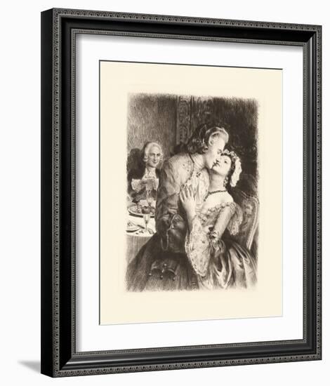 Tender Embrace-Gabriel Ferrier-Framed Premium Giclee Print