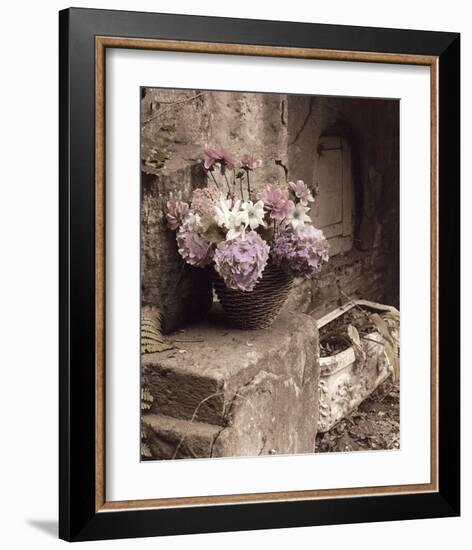 Tender Lavender Country Bouquet-Richard Sutton-Framed Art Print