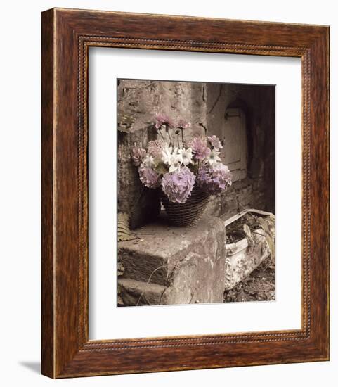 Tender Lavender Country Bouquet-Richard Sutton-Framed Art Print