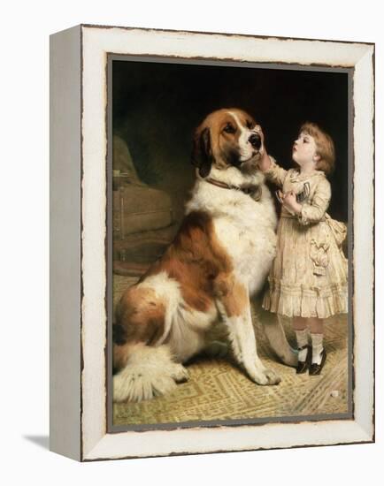 Tender Loving Care-Charles Burton Barber-Framed Premier Image Canvas