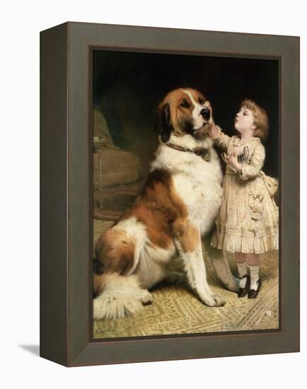 Tender Loving Care-Charles Burton Barber-Framed Premier Image Canvas