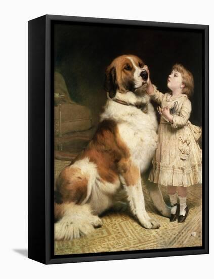 Tender Loving Care-Charles Burton Barber-Framed Premier Image Canvas