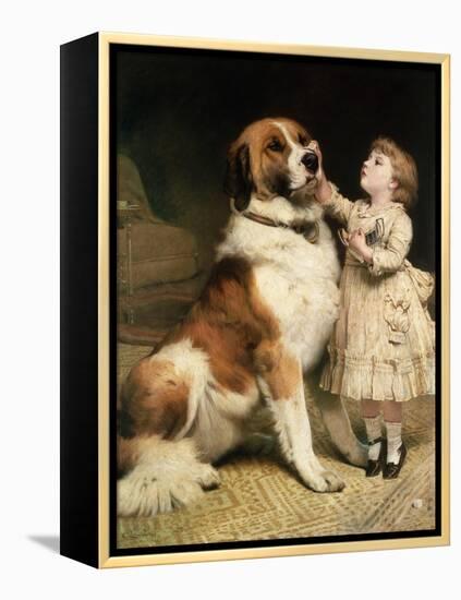 Tender Loving Care-Charles Burton Barber-Framed Premier Image Canvas