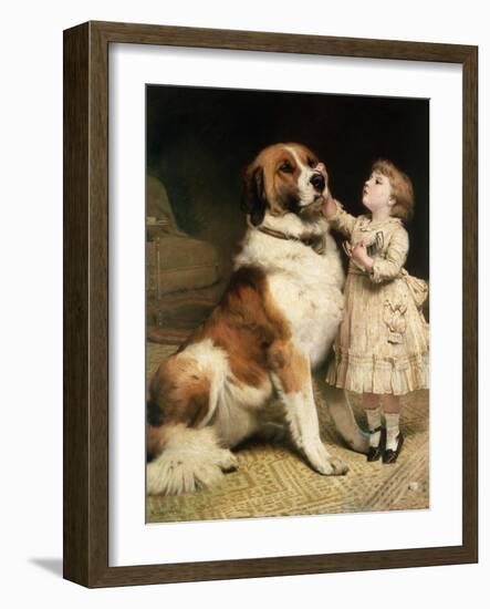 Tender Loving Care-Charles Burton Barber-Framed Giclee Print