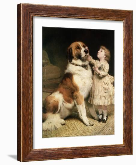 Tender Loving Care-Charles Burton Barber-Framed Giclee Print