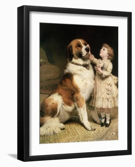 Tender Loving Care-Charles Burton Barber-Framed Giclee Print