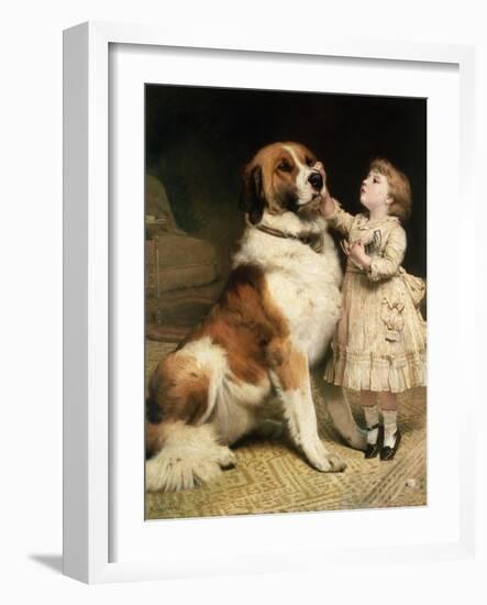 Tender Loving Care-Charles Burton Barber-Framed Giclee Print