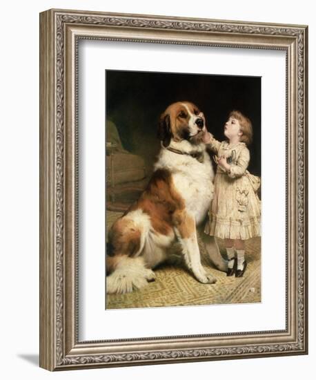 Tender Loving Care-Charles Burton Barber-Framed Giclee Print