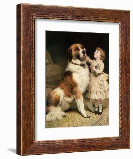 Tender Loving Care-Charles Burton Barber-Framed Giclee Print