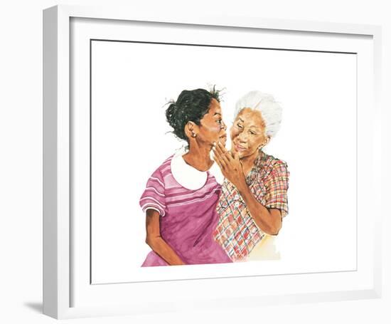 Tender Moments-Marion Howards-Framed Art Print