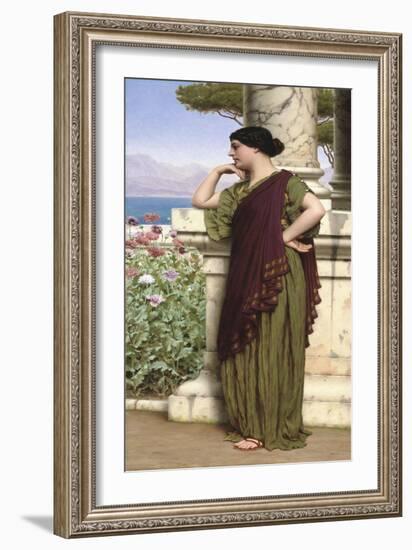 Tender Thoughts, 1917-John William Godward-Framed Giclee Print