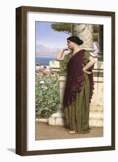 Tender Thoughts, 1917-John William Godward-Framed Giclee Print