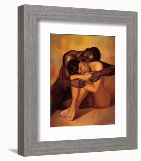 Tenderness-Sterling Brown-Framed Art Print