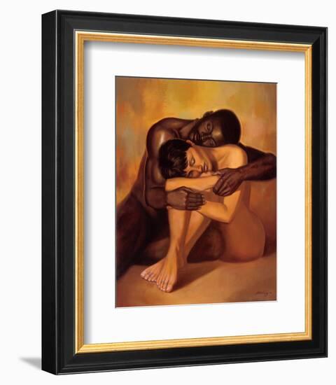 Tenderness-Sterling Brown-Framed Art Print