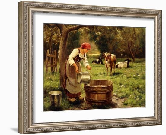Tending the Cows-Julien Dupre-Framed Giclee Print