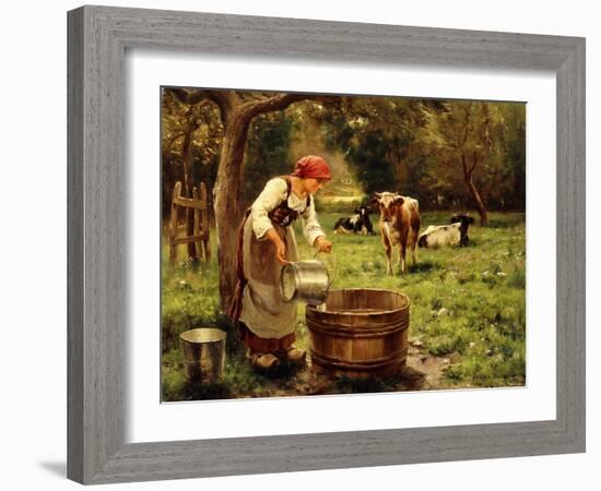 Tending the Cows-Julien Dupre-Framed Giclee Print