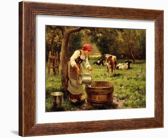 Tending the Cows-Julien Dupre-Framed Giclee Print