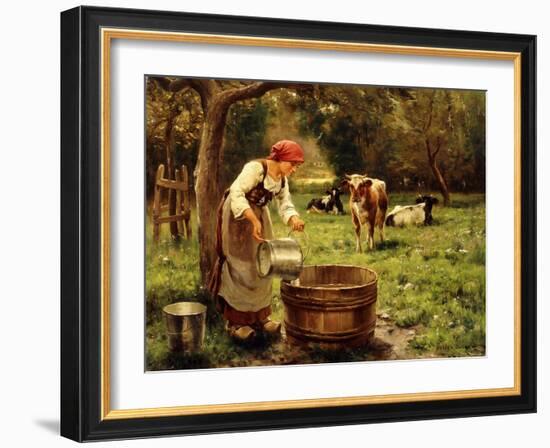 Tending the Cows-Julien Dupre-Framed Giclee Print