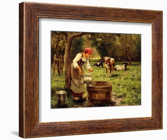 Tending the Cows-Julien Dupre-Framed Giclee Print