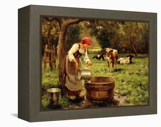 Tending the Cows-Julien Dupre-Framed Premier Image Canvas