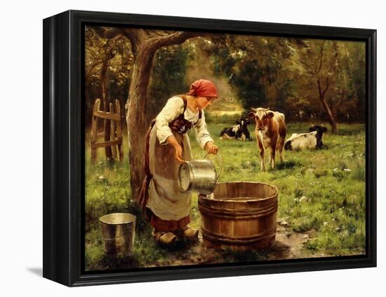 Tending the Cows-Julien Dupre-Framed Premier Image Canvas