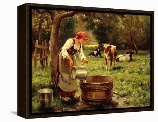 Tending the Cows-Julien Dupre-Framed Premier Image Canvas