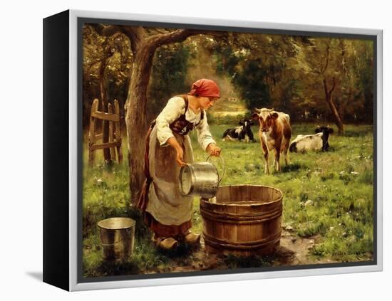 Tending the Cows-Julien Dupre-Framed Premier Image Canvas