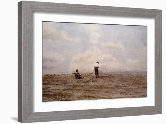 Tending the Fishing Nets by Thomas Eakins-Geoffrey Clements-Framed Giclee Print