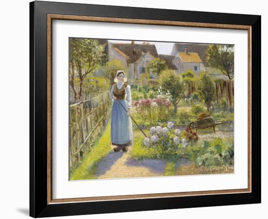 Tending the Garden-Jean Beauduin-Framed Giclee Print