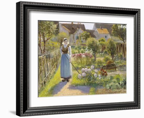 Tending the Garden-Jean Beauduin-Framed Giclee Print