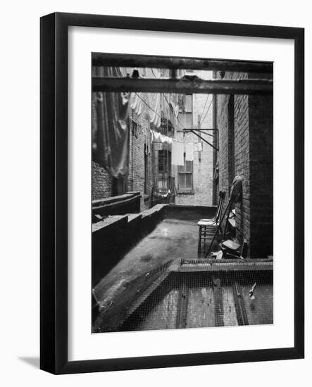 Tenement dwelling New York City, 1936-Dorothea Lange-Framed Photographic Print