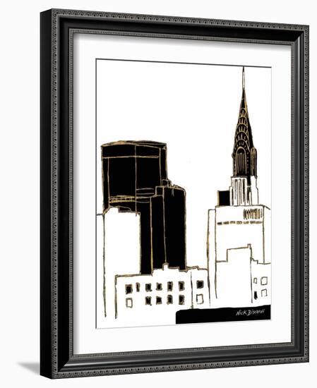 Tenement Empire State Building-Nicholas Biscardi-Framed Art Print