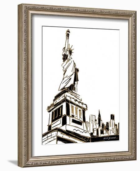 Tenement Liberty-Nicholas Biscardi-Framed Art Print