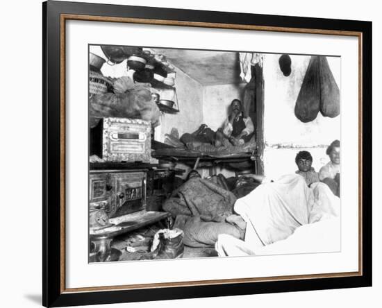 Tenement Life, Nyc, C1889-Jacob August Riis-Framed Photographic Print